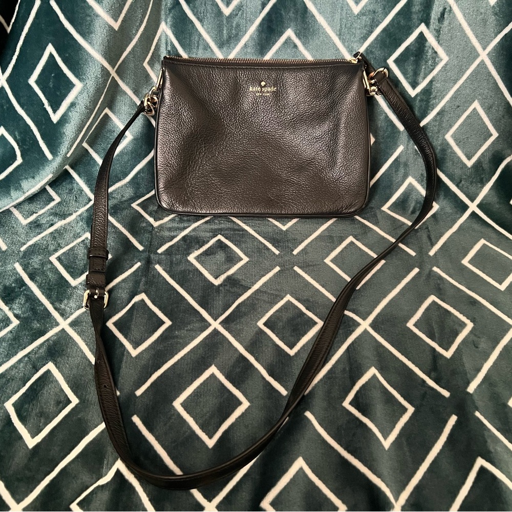 Kate Spade Black Crossbody Bag with Classic Design